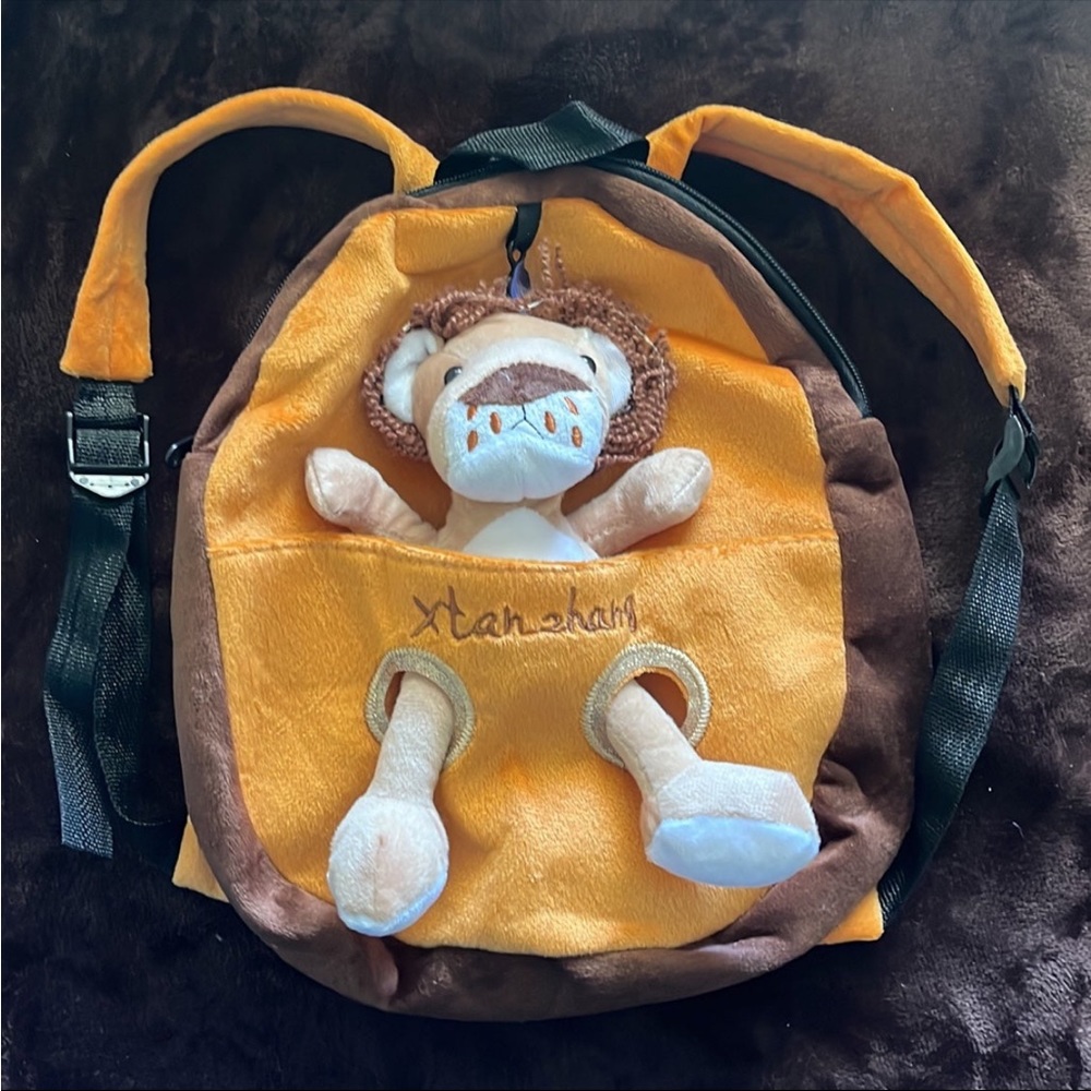 Cute Lion Backpack For Kids